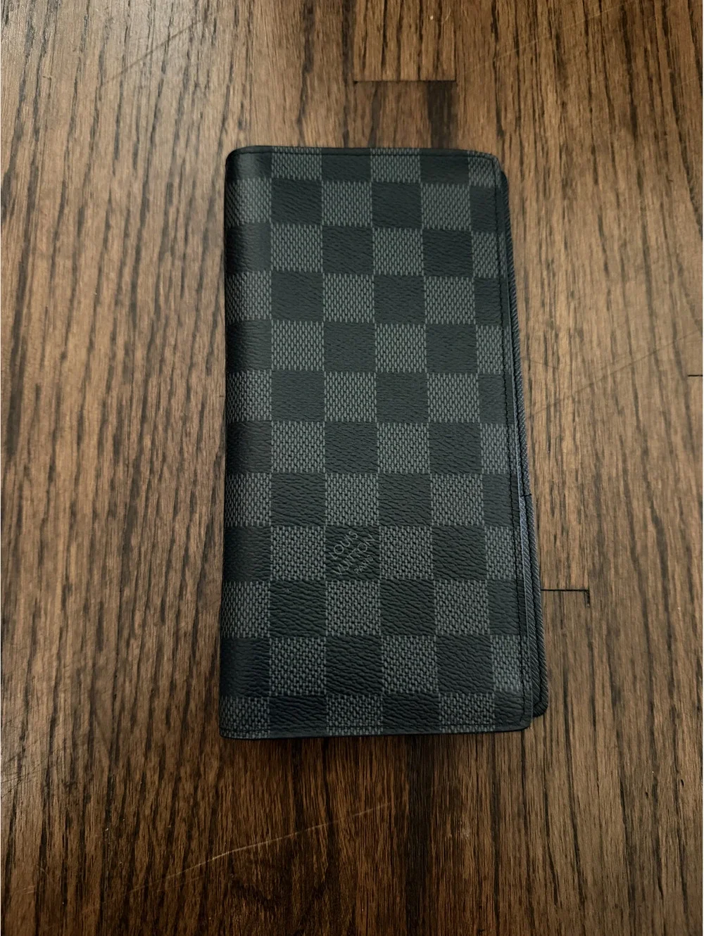Louis Vuitton Damier Graphite Canvas Long Wallet with Box and Dust Bag